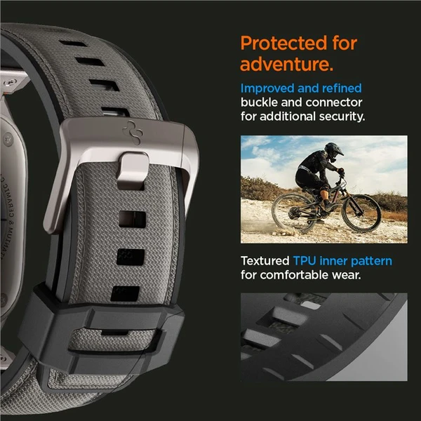 Spigen DuraPro Armor řemínek Apple Watch Ultra 49/46/45/44/42mm šedý - Řemínky - Obrázek 85629167105e44238ba7f17347c5d432