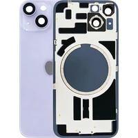 Náhradní zadní sklo pro iPhone 14 fialové - Náhradní zadní skla