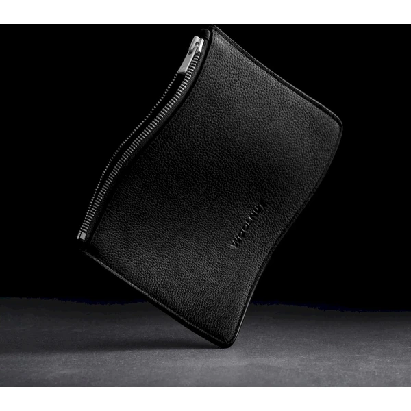 Woolnut Leather Pouch (Flat) kožené pouzdro černé - Organizéry - Obrázek 8568000701