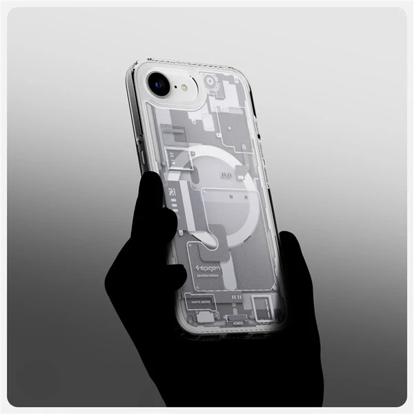 Spigen Ultra Hybrid MagSafe kryt iPhone 17e/16e zero one white - Pouzdra - Obrázek 856f91c21c8840cdbbd75eb4fd41f614