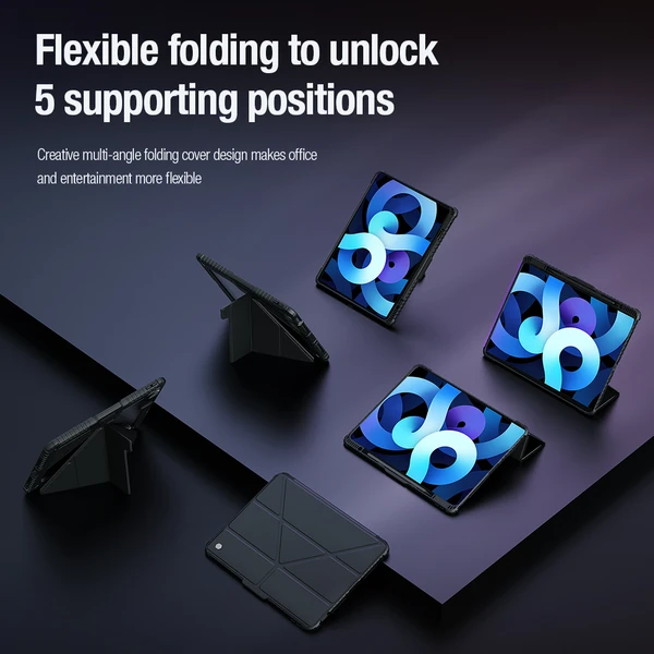 Nillkin Bumper PRO Protective Multi-angle pouzdro iPad Pro 12.9 (20/21/22) Air 13 (2024) černé - Pouzdra - Obrázek 8589f2a90f0a44acb43ee663872b6df5