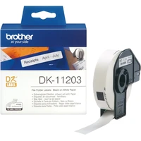 Brother DK11203 samolepicí štítky bílé 17 mm x 87 mm - Pásky pro štítkovače