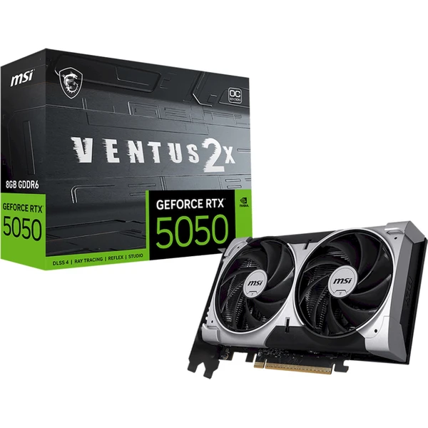 MSI NVIDIA GeForce RTX 5050 8G VENTUS 2X OC - Grafické karty - Obrázek 85BE000K01