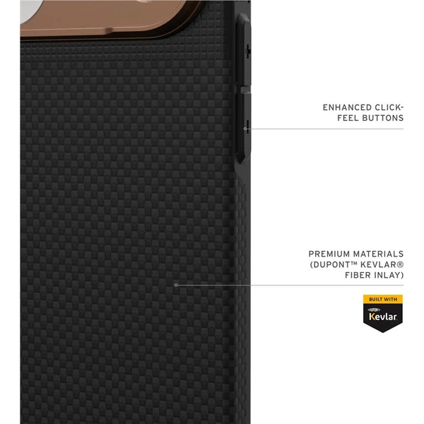 UAG Fibr Armr MagSafe kryt iPhone 17 Pro Max kevlar černý/bronzový - Pouzdra - Obrázek 85b2ba4ed1bc4ab6a41fd2c945e5133a