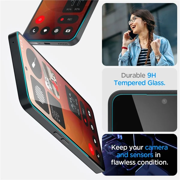 Spigen Glass tR EZ Fit HD tvrzené sklo Nothing Phone (3a)/(3a) Pro čiré - Ochranné folie a skla - Obrázek 85d088553df3449e90abb5f2047062fa