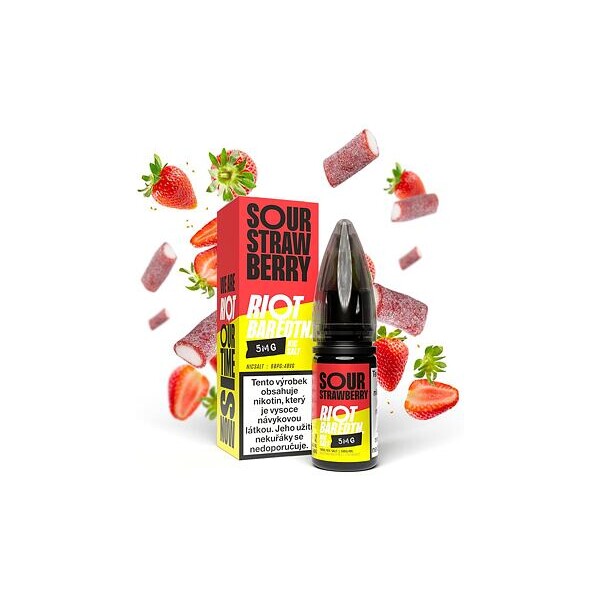 Riot BAR EDTN Salt Kyselá jahoda 10ml (10mg)