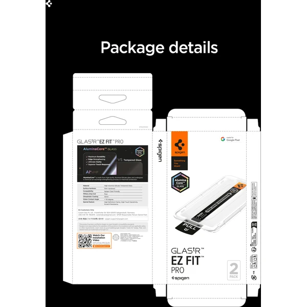 Spigen Glass tR EZ Fit Pro sklo Google Pixel 10a (2 ks) - Ochranné folie a skla - Obrázek 860834e479434f2d9cebb12817f64d73