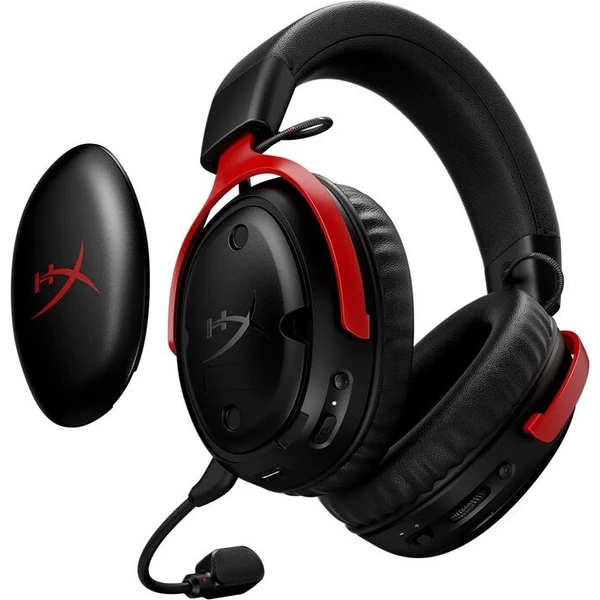 HyperX Cloud III S bezdrátová herní sluchátka černočervená - Sluchátka - Obrázek 860cc72ca060421ab8ea0c1d3918bdd4
