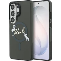 Karl Lagerfeld IML Choupette Karl Script Logo Magnetic kryt Samsung Galaxy S26 Ultra černý - Pouzdra