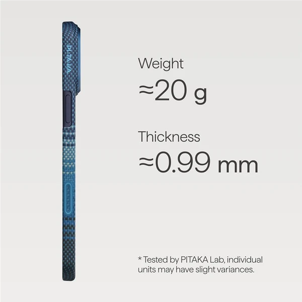 Pitaka Ultra-Slim Case MagSafe kryt iPhone 17 Pro Moonrise - Pouzdra - Obrázek 8647a730b7f842138b40d2f39f22b5ab