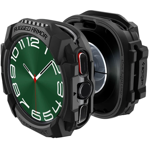Spigen Rugged Armor kryt Samsung Galaxy Watch Ultra matně černý - Pouzdra - Obrázek 8654314e6de640508ea5bdae4df28cfe