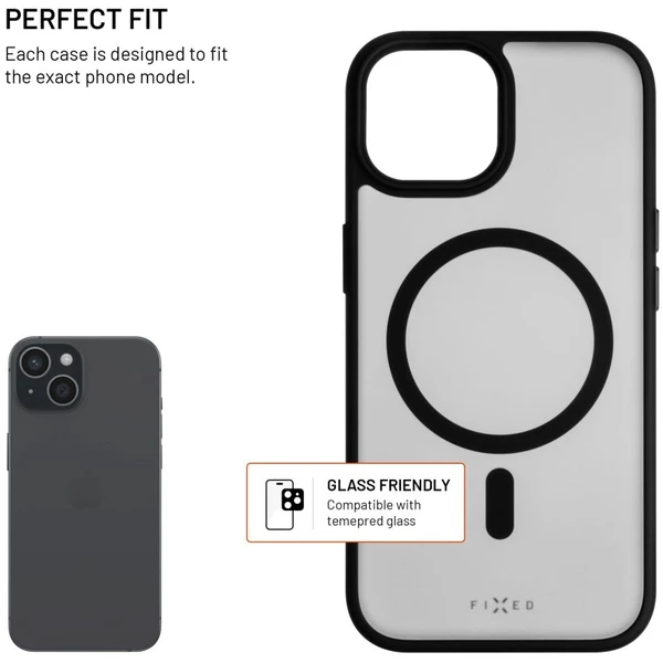 FIXED MagMisty kryt s MagSafe Apple iPhone 13 Pro černý - Pouzdra - Obrázek 865717f7c2084cdda35050e8cb5e1ba3