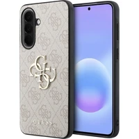 Guess PU 4G Metal Logo kryt Samsung Galaxy A57 růžový - Pouzdra