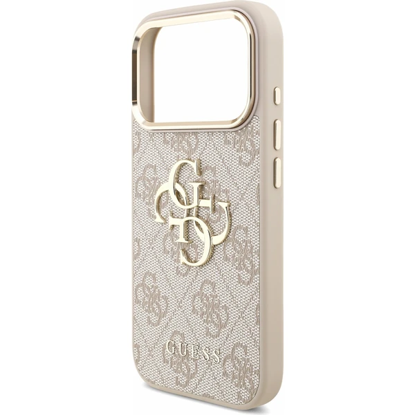 Guess PU 4G Metal Logo Strap kryt iPhone 18 Pro růžový - Pouzdra - Obrázek 866d27da73824eff9c250dbb87aeebb1