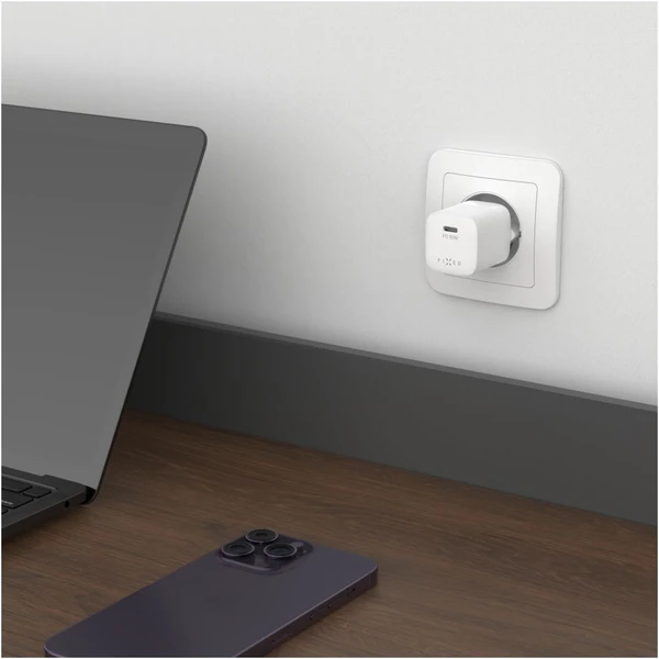 FIXED Mini nabíječka s USB-C a PD, 20W, bílá - Nabíječky - Obrázek 86727447dc2b4afb8274526dfc7b1340