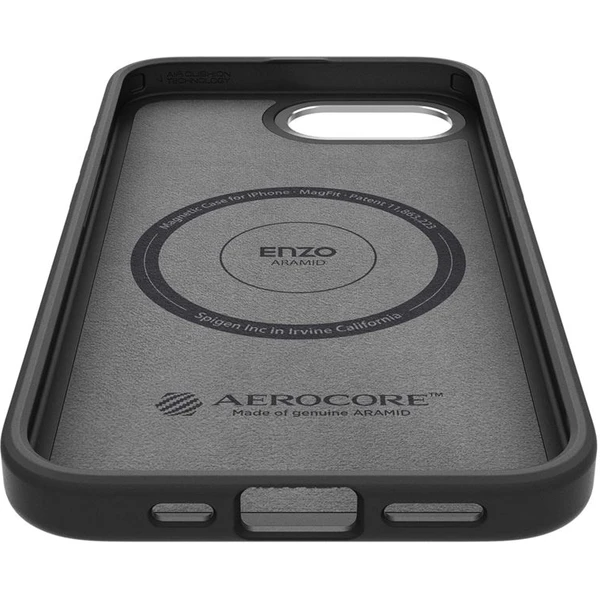 Spigen Enzo Aramid MagSafe kryt iPhone 17e/16e matně černý - Pouzdra - Obrázek 86798aa53eda45899825878f5a4f6fae