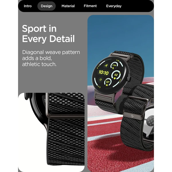 Spigen Lite Fit X V2 řemínek Google Pixel Watch 4/3 45mm černý - Řemínky - Obrázek 868fa99e813340c3898f8bfb63bc3c5d
