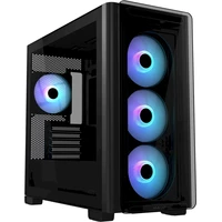 ASUS A23 PLUS TG ARGB + 4x120mm ARGB černá - Počítačové skříně