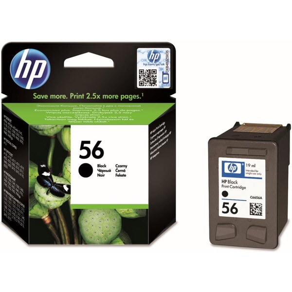 HP C6656AE č. 56 Černá