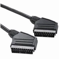 PremiumCord SCART/SCART kabel 3m černý - Kabely a redukce