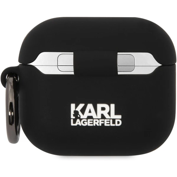 Karl Lagerfeld 3D Logo NFT Karl and Choupette pouzdro AirPods 3 černé - Pouzdra - Obrázek 86N6000701