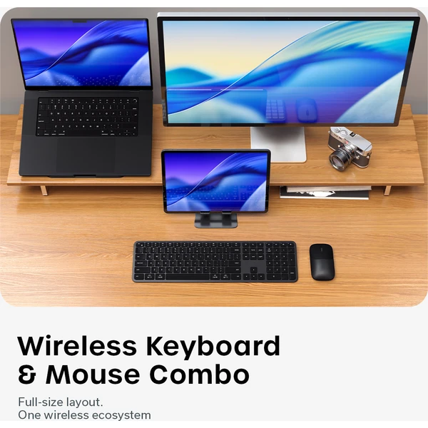 Satechi Slim CEX3 Wireless Combo klávesnice a myš (US English) vesmírně černá - Klávesnicové sety - Obrázek 86abaf26988f4af1991c5a53d2532a9c
