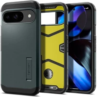 Spigen Tough Armor kryt Google Pixel 9 Pro/Pixel 9 zelený - Pouzdra