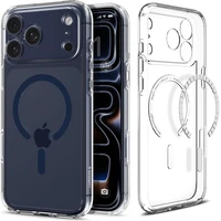 Spigen Ultra Hybrid MagSafe kryt iPhone 17 Pro clear deep blue - Pouzdra