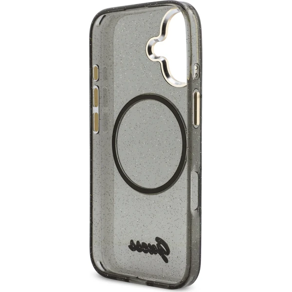 Guess IML Glitter Script Strap MagSafe kryt iPhone 17 černý - Pouzdra - Obrázek 86fb950068b6495cbd3350404d6f8d20