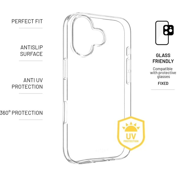 FIXED Story AntiUV TPU kryt Apple iPhone 17 čirý - Pouzdra - Obrázek 87063586b1c14f359951376f390e1226