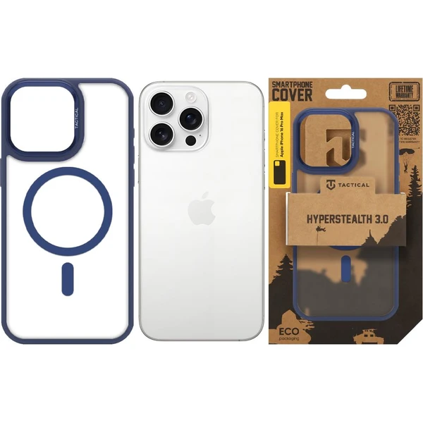 Tactical MagForce Hyperstealth 3.0 MagSafe kryt Apple iPhone 16 Pro Max Deep Blue - Pouzdra - Obrázek 870e14ec457541aba0999526d0fd6292