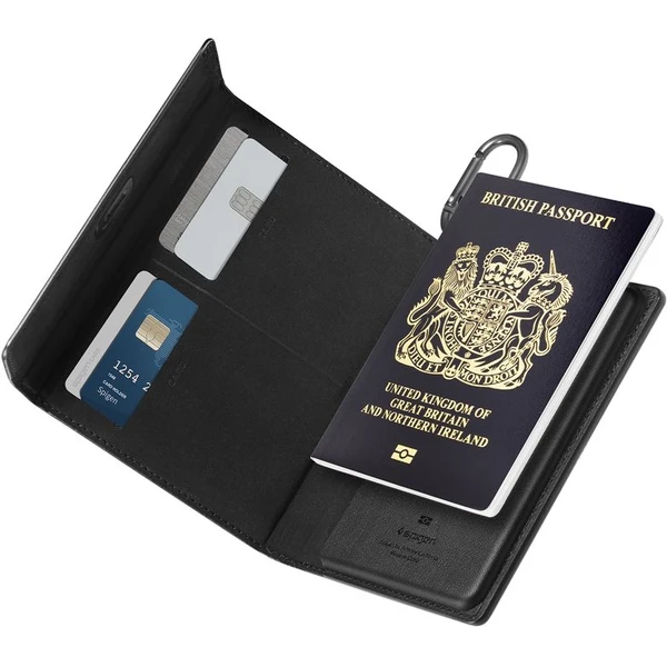 Spigen Universal Passport Holder pouzdro na cestovní doklady černé - Pouzdra - Obrázek 870e4d60d9f54d4682d629df512979c9