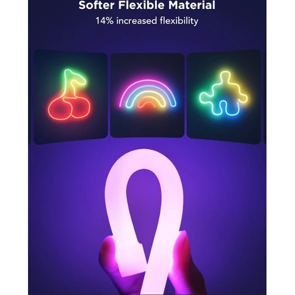 Govee Neon Rope Light 2 Matter ohebný LED pásek RGBIC, 3m - Chytrá osvětlení - Obrázek 871656f4ed22442f8cfd6756382b6da5