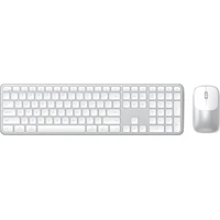 Satechi Slim CEX3 Wireless Combo klávesnice a myš (US English) stříbrná - Klávesnicové sety