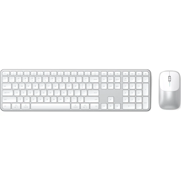 Satechi Slim CEX3 Wireless Combo klávesnice a myš (US English) stříbrná