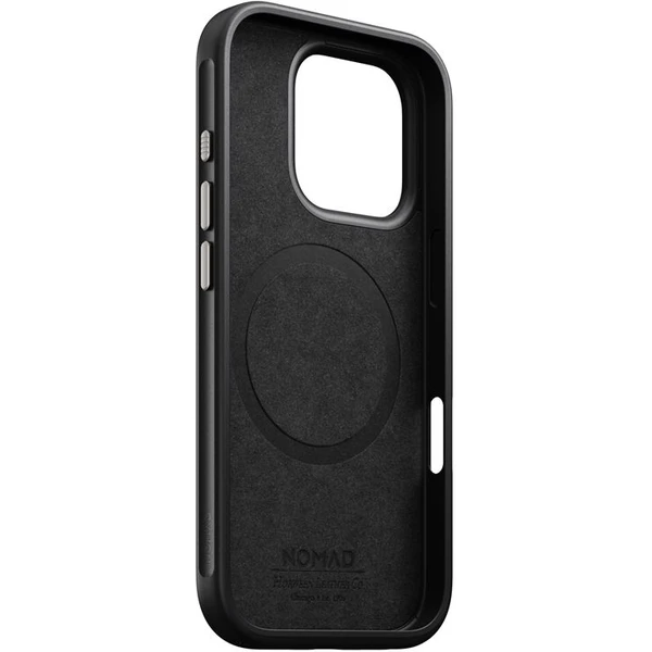 Nomad Modern Leather Case MagSafe kryt iPhone 16 Pro zelený chromovaný - Pouzdra - Obrázek 872d54001a8b49e3bcee1b3f608650ee