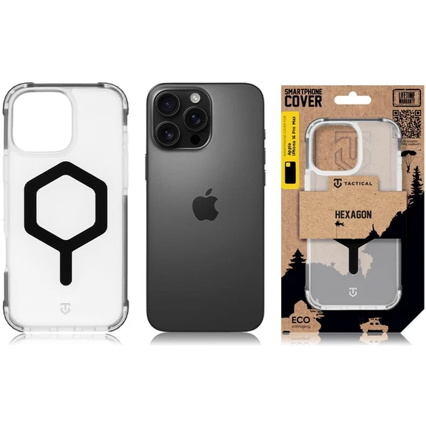 Tactical MagForce Hexagon kryt Apple iPhone 16 Pro Max černý - Pouzdra - Obrázek 8752215efbdf4ac09de0d7225d6510a6