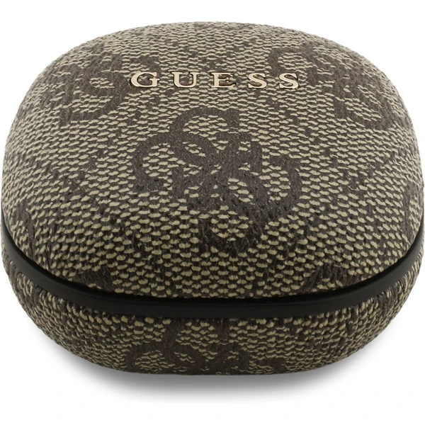 Guess PU 4G Script Logo ENC TWS Bezdrátová sluchátka hnědá - Sluchátka - Obrázek 876b083800294341b558f984100d2956