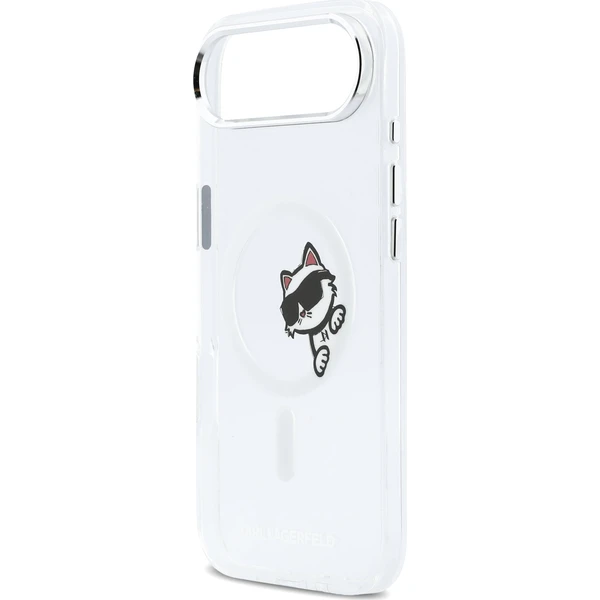 Karl Lagerfeld IML Choupette Peekaboo MagSafe kryt iPhone Air čirý - Pouzdra - Obrázek 87811a971ce9485cab559b3a206542c1