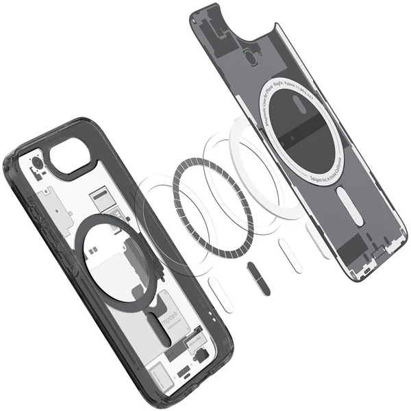 Spigen Ultra Hybrid MagSafe kryt iPhone 17e/16e zero one black - Pouzdra - Obrázek 8782b05eb1d64321bb4d18480216a4eb