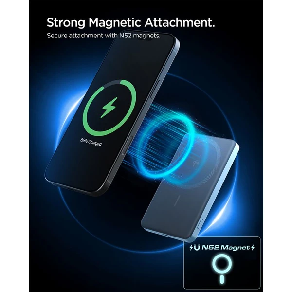 Spigen Essential EA2205MQ MagSafe/Qi2 powerbanka 5000mAh (22,5W) modrá - Powerbanky - Obrázek 87bc3f07796d48a9bc5bb49008b6ad18