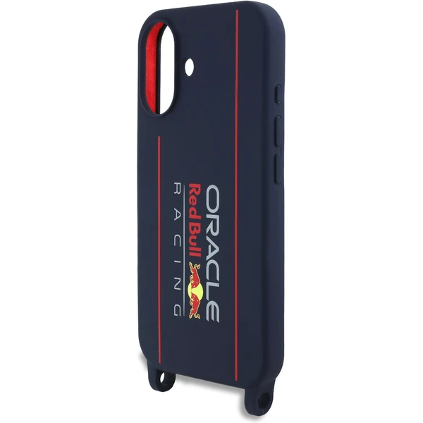 Oracle Red Bull Racing Silicone Vertical Logo MagSafe zadní kryt + Crossbody popruh iPhone 16 modrý - Pouzdra - Obrázek 87e3183fd63c46298d841f5df4ab786d