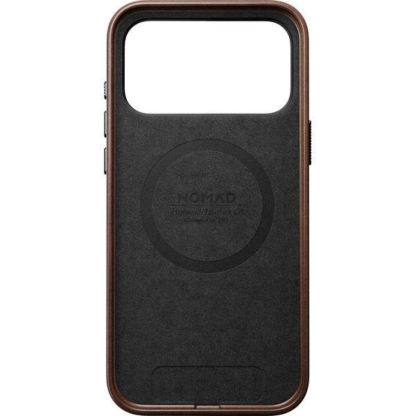 Nomad Traditional Leather (Horween) MagSafe kožený kryt iPhone 17 Pro Max/18 Pro Max Rustic Brown - Pouzdra - Obrázek 87fbcdada4994899bfe3611db471a7be