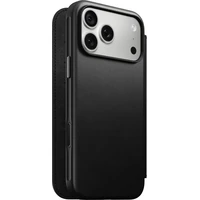 Nomad Modern Leather Folio MagSafe kožené pouzdro iPhone 17 Pro Max/18 Pro Max Black - Pouzdra