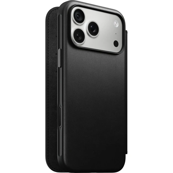 Nomad Modern Leather Folio MagSafe kožené pouzdro iPhone 17 Pro Max/18 Pro Max Black - Pouzdra - Obrázek 87feecad4ab94281a7240305de553f84