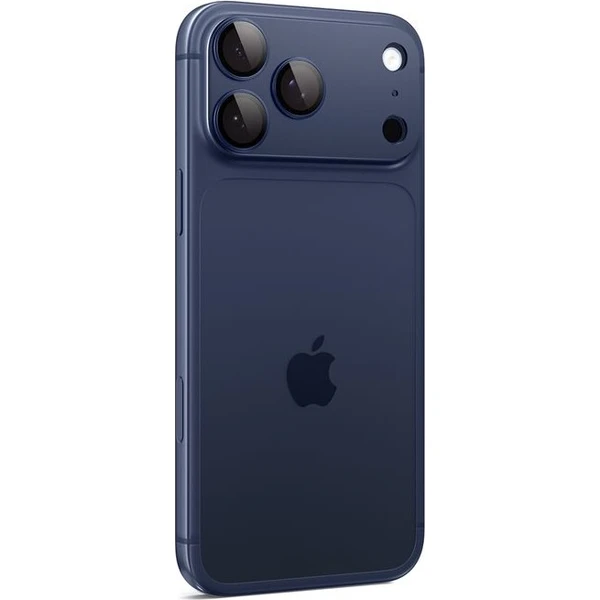 Spigen Glass tR EZ Fit Optik Pro XL sklo na fotoaparát iPhone 17 Pro Max tmavě modré - Ochranné folie a skla - Obrázek 8805076dfef54011a7d579434f15cd0a