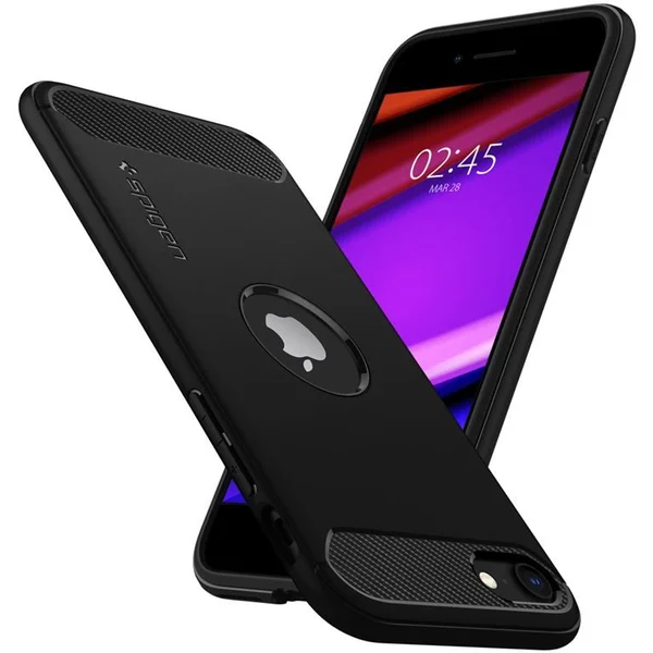 Spigen Rugged Armor kryt Apple iPhone SE(2020,2022) černý - Pouzdra - Obrázek 880R200301