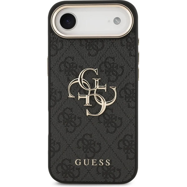 Guess PU Leather 4G Metal Logo Gold Frame MagSafe kryt iPhone Air černý - Pouzdra - Obrázek 880f387623d446bc96bcb5a54833d1ed