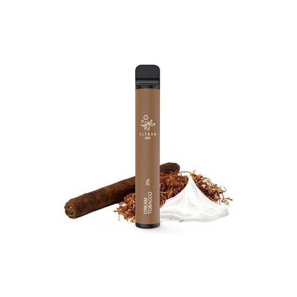 Elfbar 600 Disposable Pod Kit Cream Tobacco