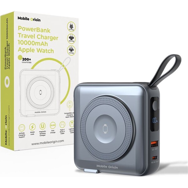 Mobile Origin & Travel Charger PBT-03L-GRY Šedá